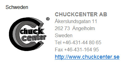 Schweden Chuckcenter